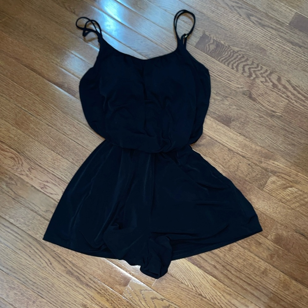 Maxine of Hollywood romper one piece swimsuit size 12